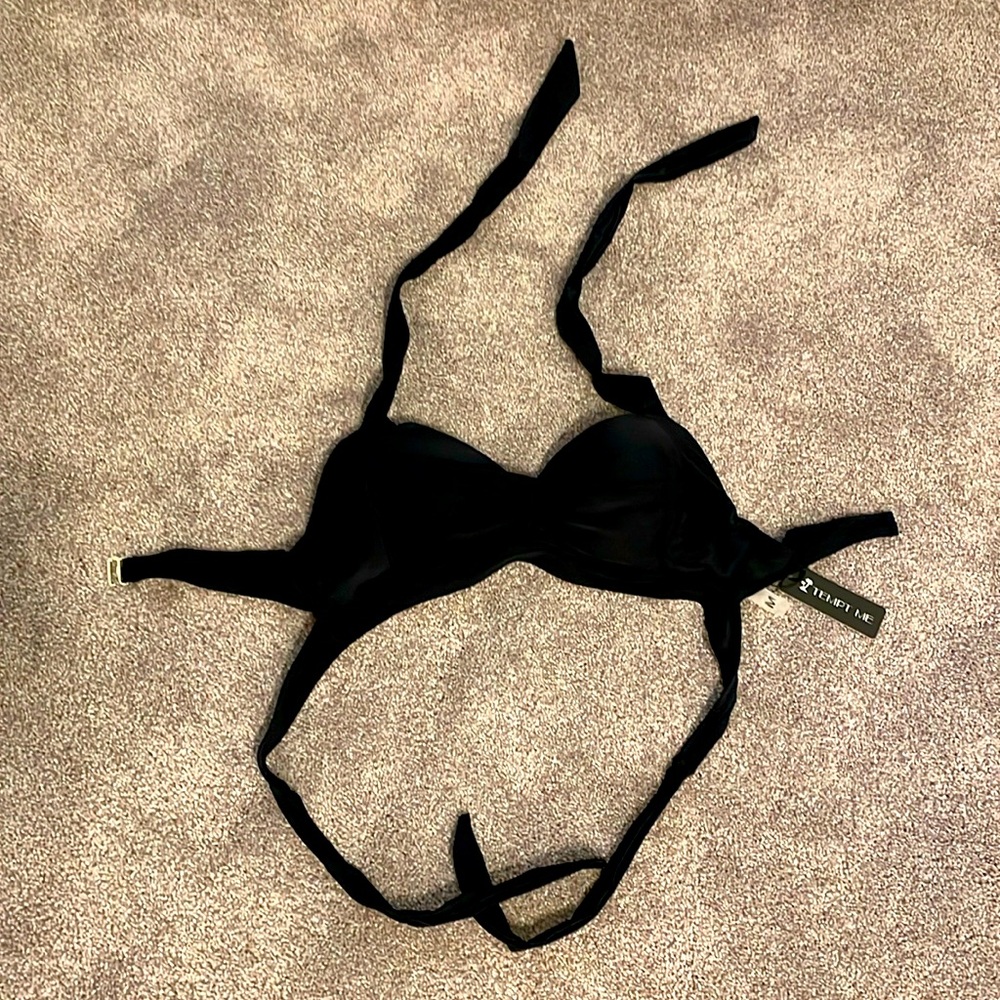 Black swim top